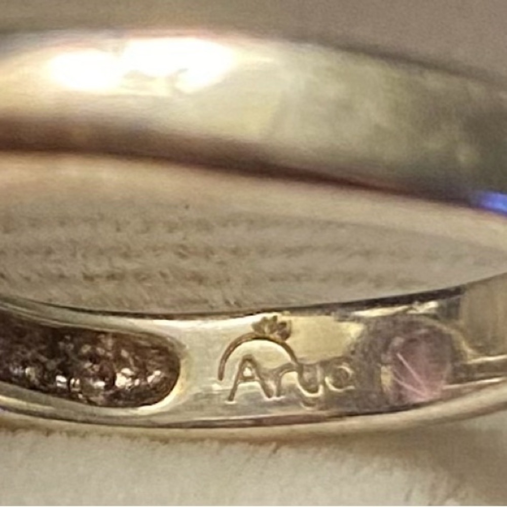 🎄 Sterling Silver Amethyst Ring 925 | Oval Cut Purple Gem | Size 7 🎄 - Picture 3 of 4
